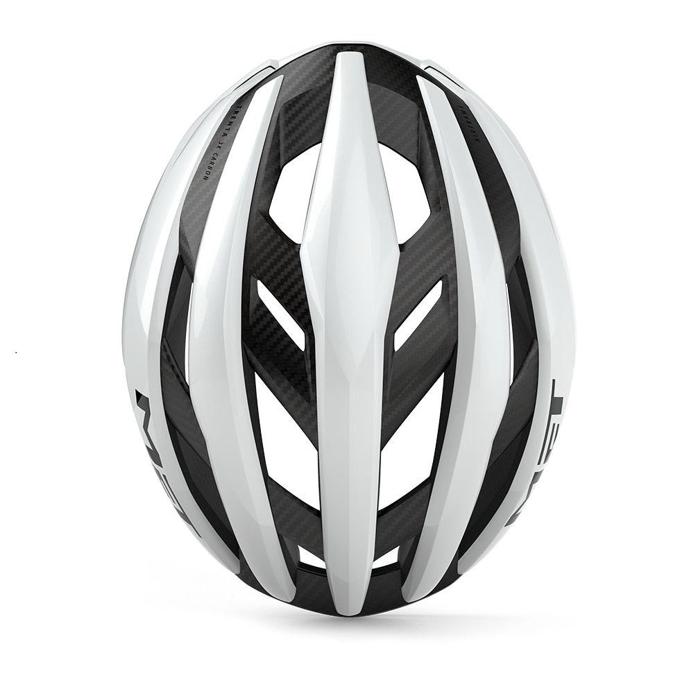 MET TRENTA 3K CARBON Helm voor op de weg Wit