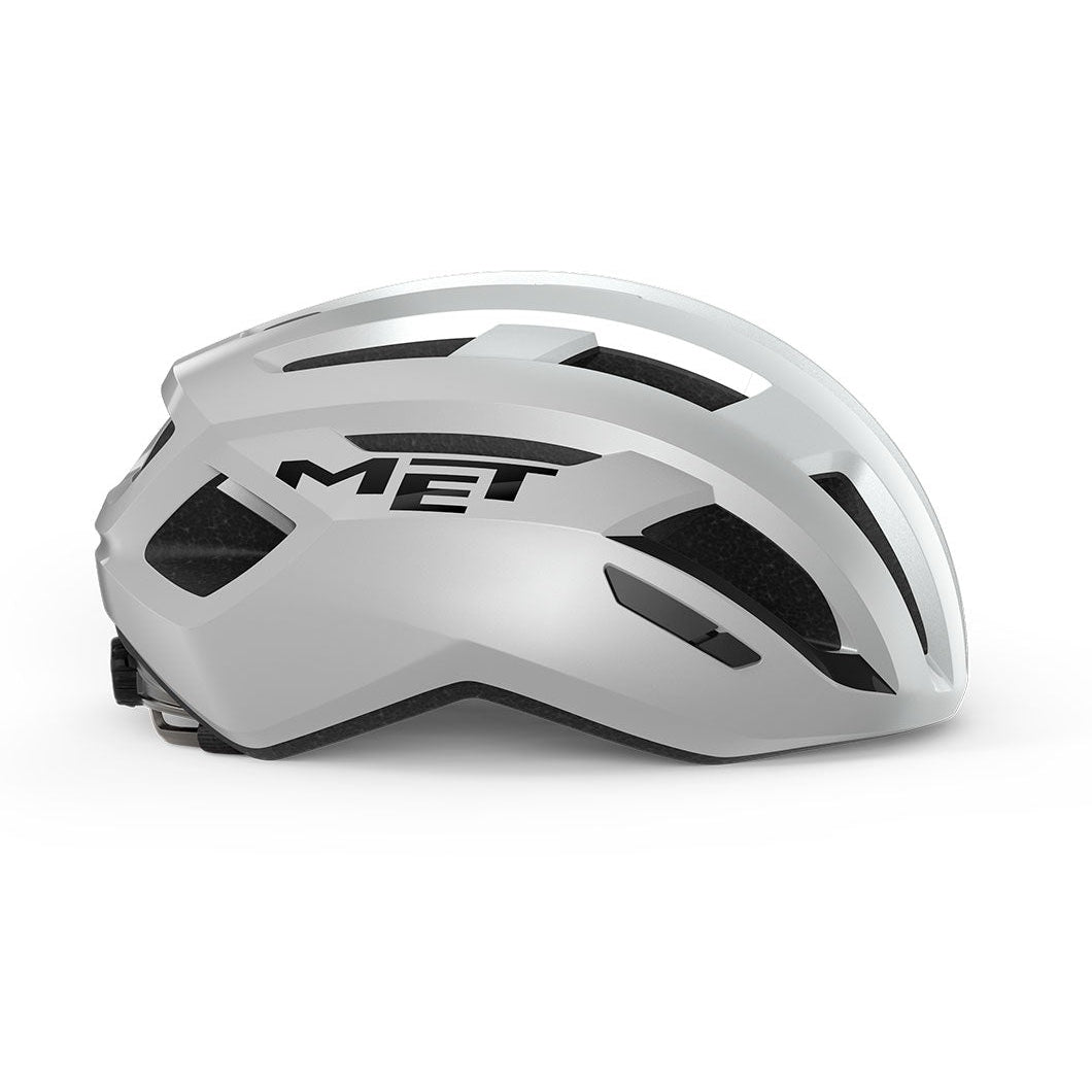 MET VINCI MIPS Road Helm Wit Zilver Glanzend