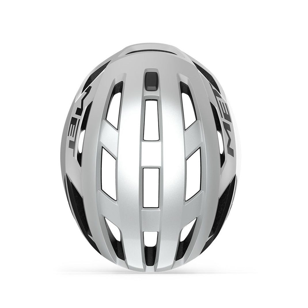 MET VINCI MIPS Road Helm Wit Zilver Glanzend