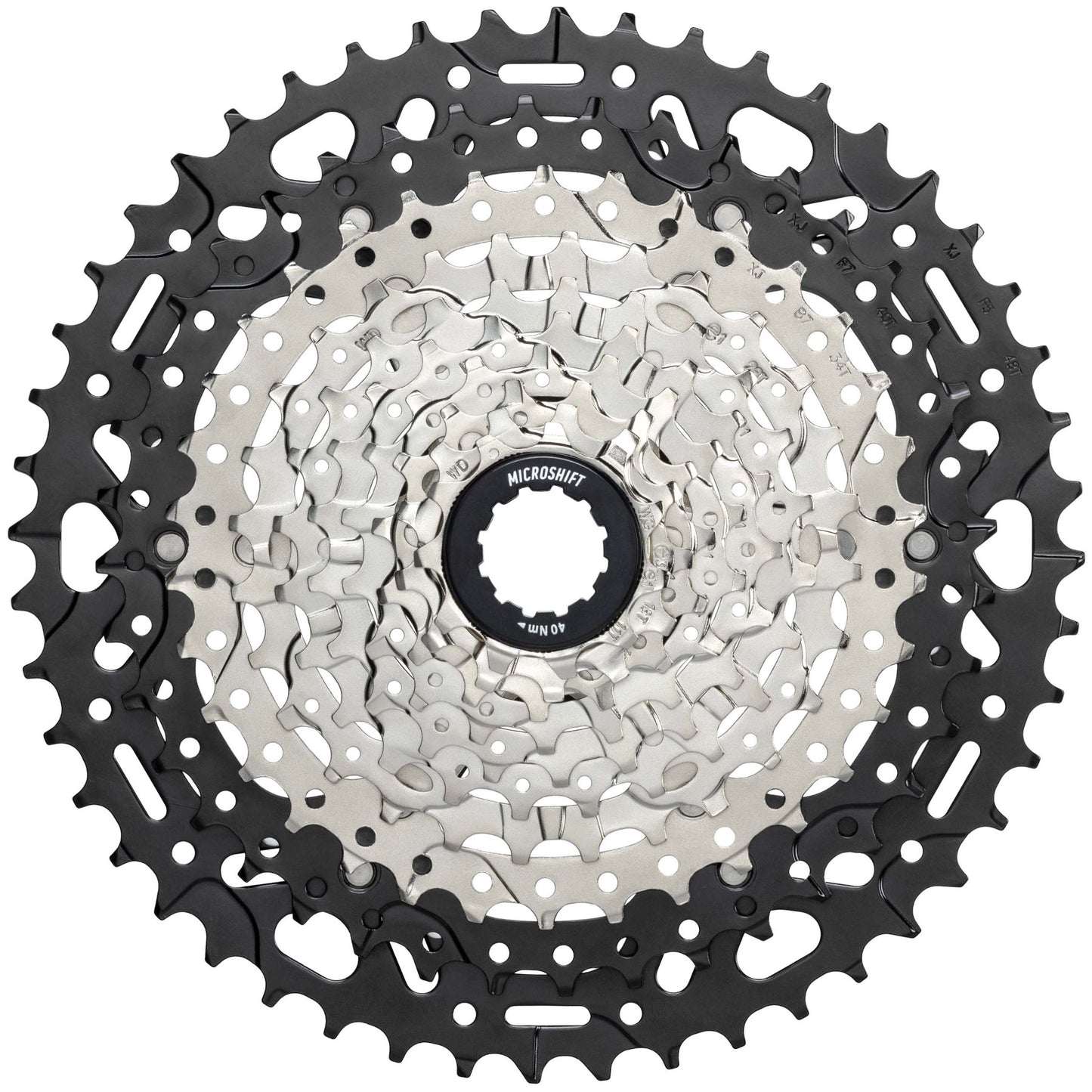 MICROSHIFT ADVENT MX Zwart E-Serie 10V Cassette