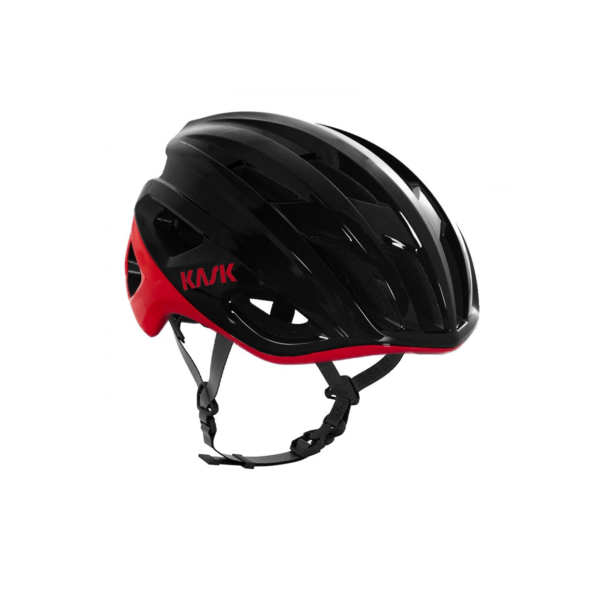 KASK MOJITO CUBED BICOLOR Road Helm Zwart/Rood