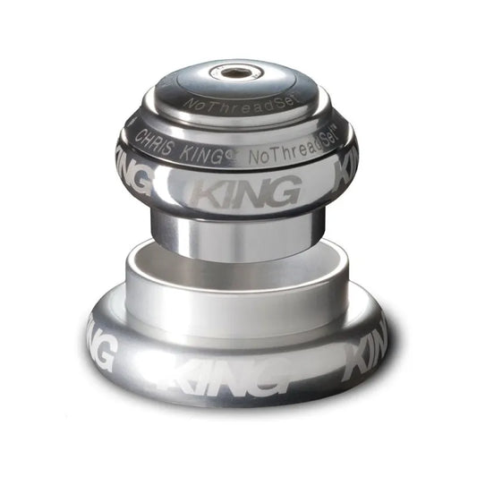 Externe balhoofdset CHRIS KING NOTHREADSET 1"1/8-1.5" EC34/EC49 Zilver