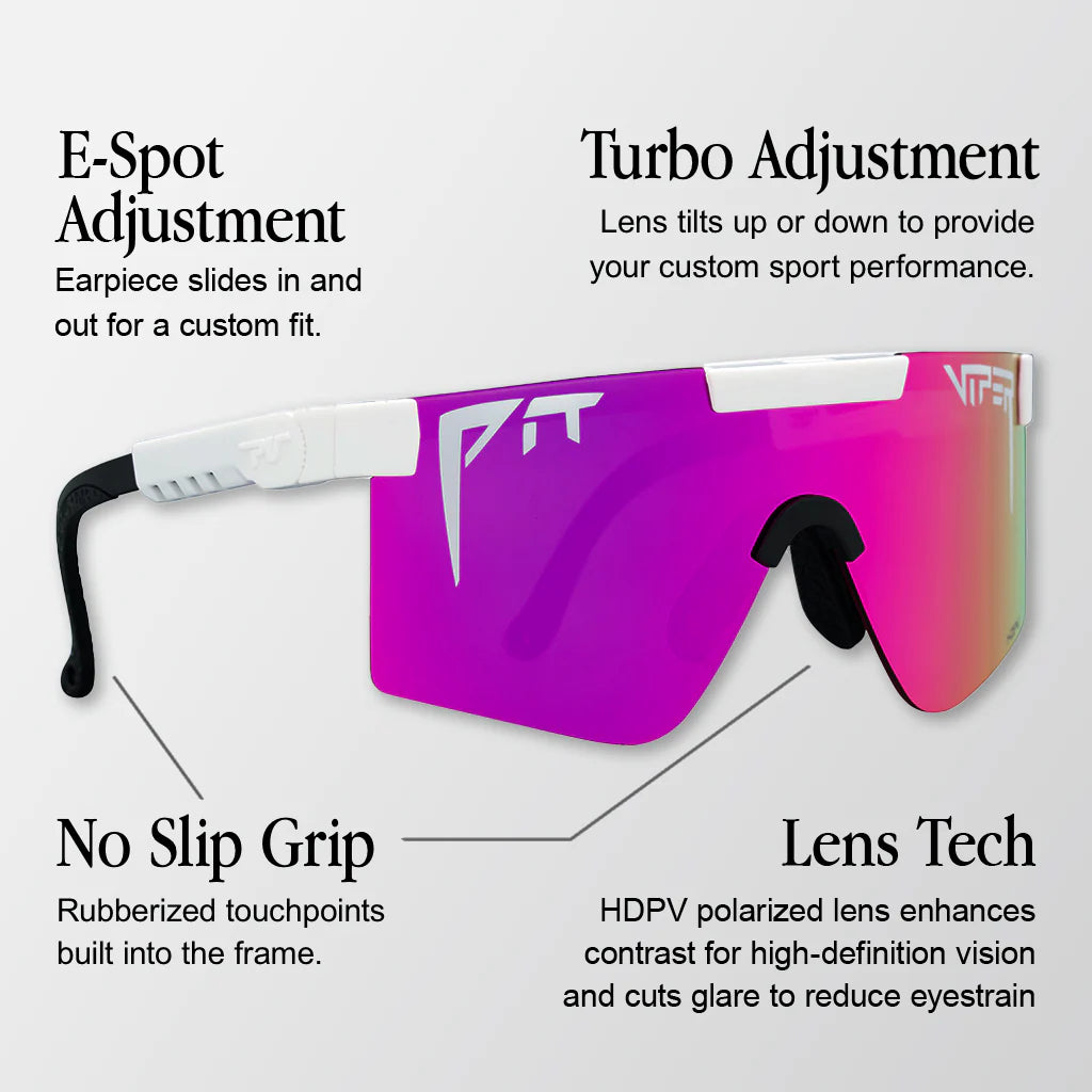 PIT VIPER THE FIRECRACKER ORIGINAL WIDE HDPV Polariserende Bril Blauw