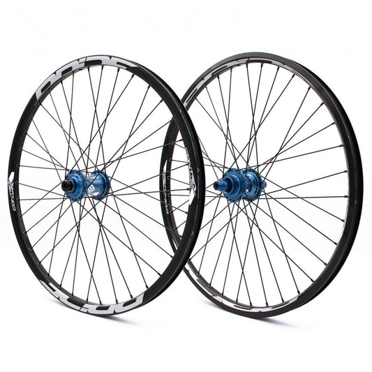 Wielpaar PRIDE 24" (507mm) Control V1 V-Brake/Disc Assen 20/10mm Blauw