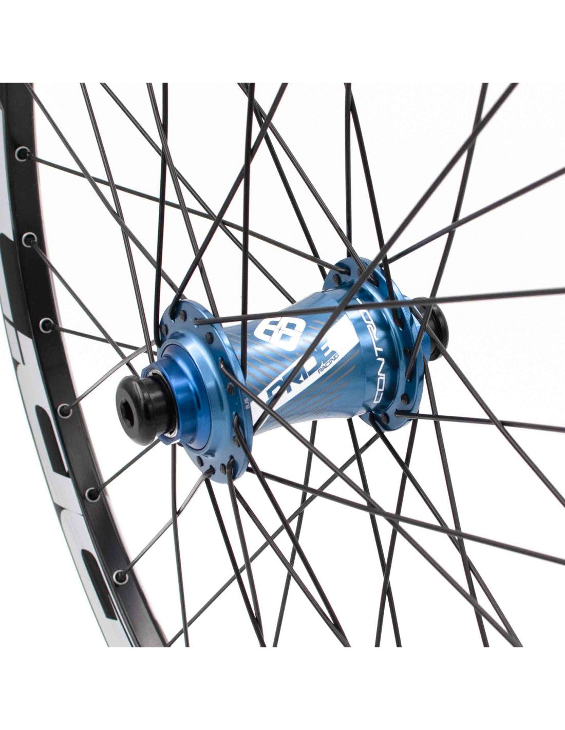 Wielpaar PRIDE 24" (507mm) Control V1 V-Brake/Disc Assen 20/10mm Blauw