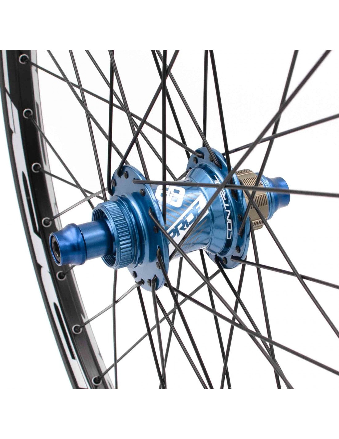 Wielpaar PRIDE 24" (507mm) Control V1 V-Brake/Disc Assen 20/10mm Blauw