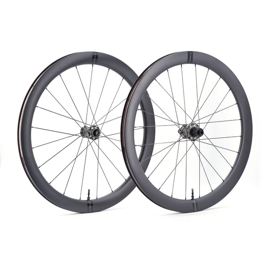 Paar SCOM AERO 50 Tubeless wielen (Center Lock)
