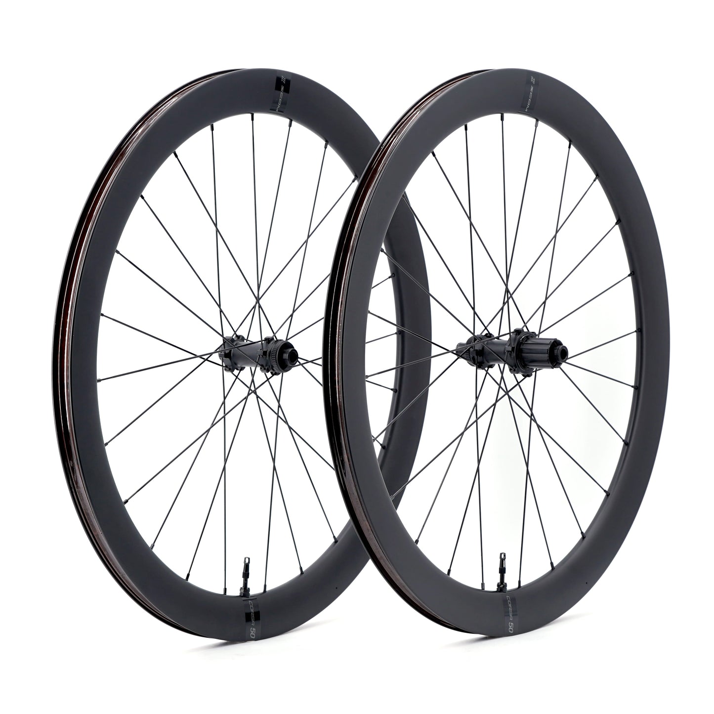 Paar SCOM CORSA 50 Tubeless wielen (Center Lock)