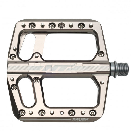 HT COMPONENTS ANS 12 Grijze platte pedalen