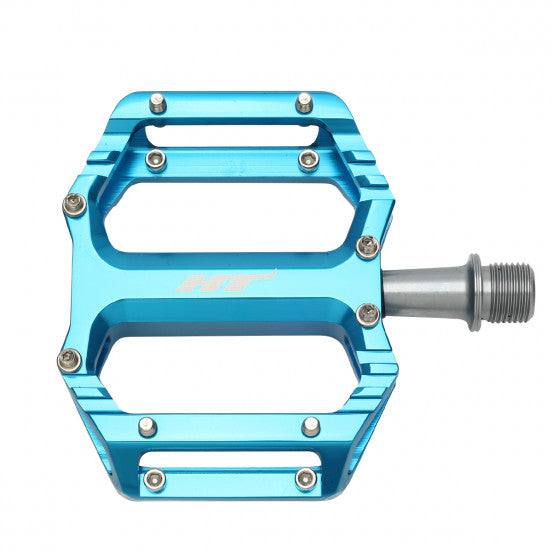 HT COMPONENTS AR09SX Blauw Turquoise BMX platte pedalen
