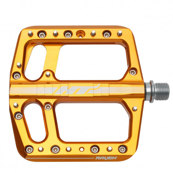 Platte pedalen HT COMPONENTS ANS 12 Oranje