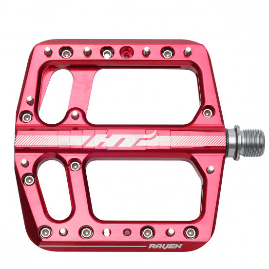 Platte pedalen HT COMPONENTS ANS 12 Rood