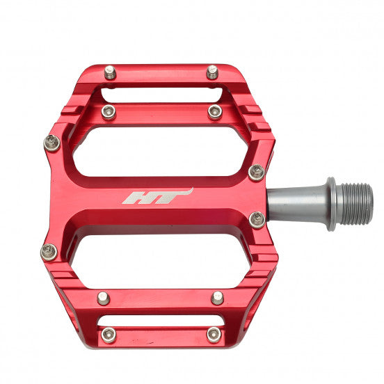 HT COMPONENTS AR09SX platte pedalen rood