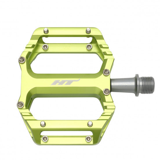 HT COMPONENTS AR09SX platte pedalen groen