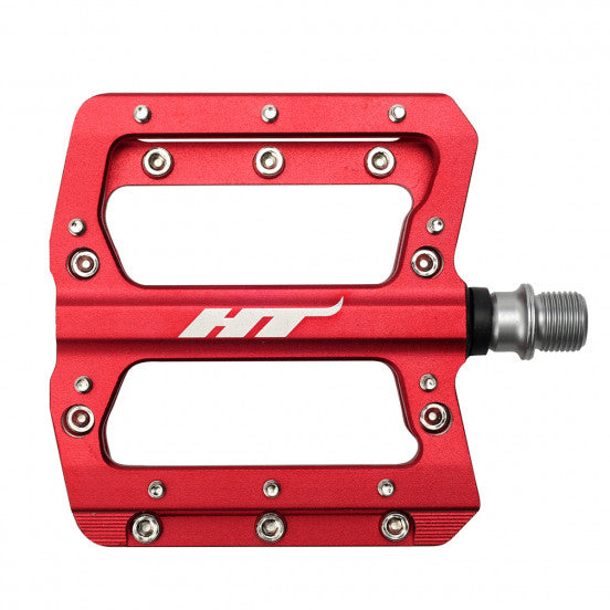 HT COMPONENTS NANO AN14A platte pedalen rood