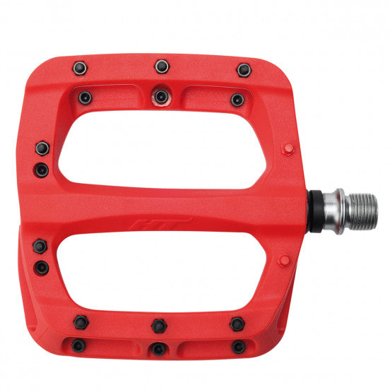 HT COMPONENTS NANO-P platte pedalen PA03A Rood