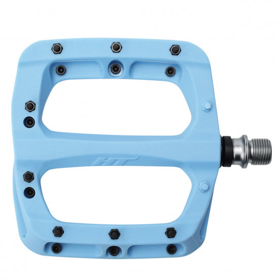 HT COMPONENTS NANO-P platte pedalen PA03A blauw