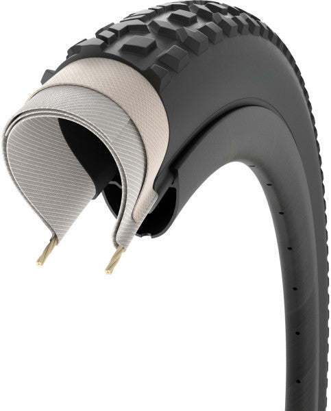 PIRELLI CINTURATO GRAVEL M Performance 700c Tubeless Ready-band, zwart