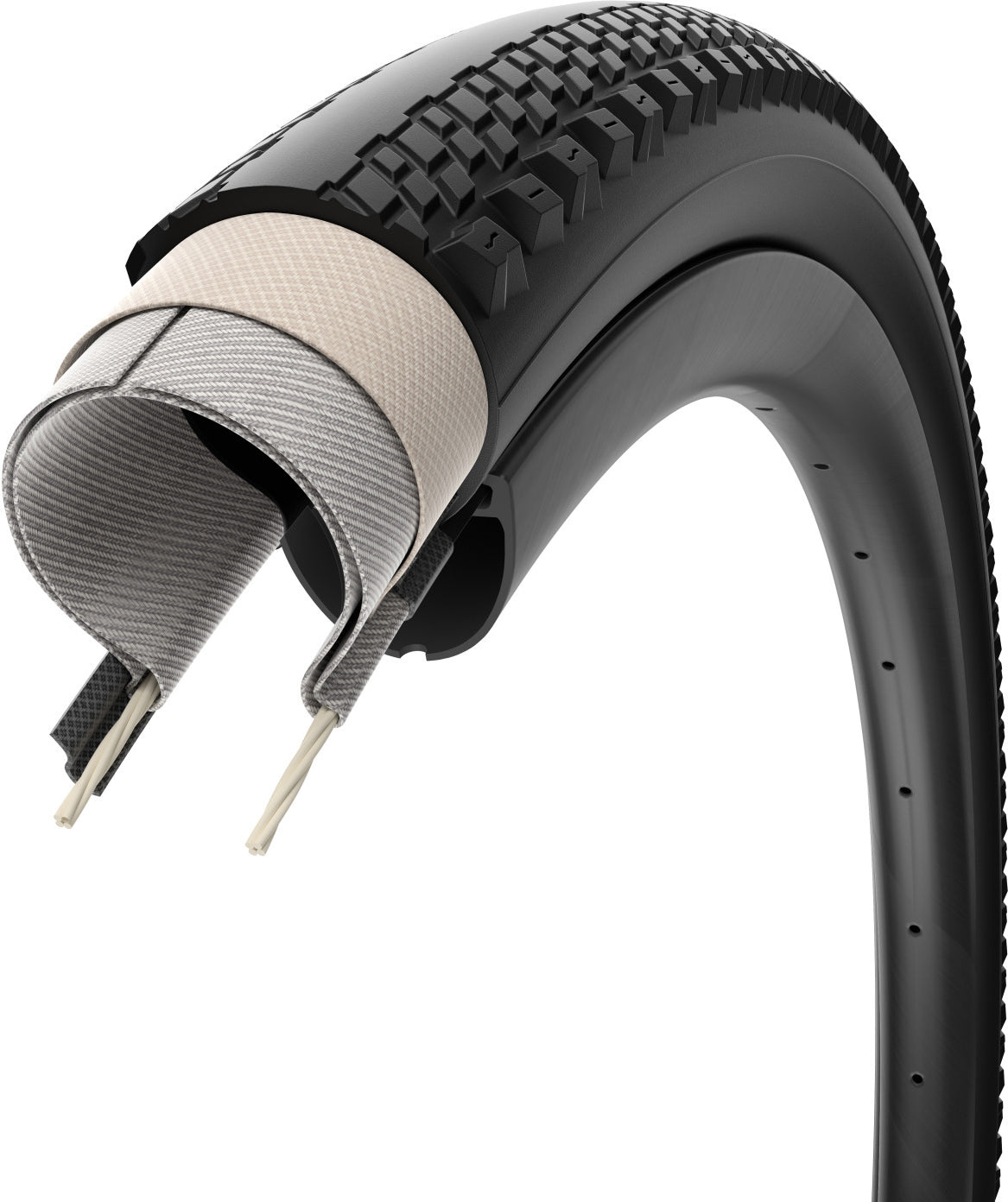 PIRELLI CINTURATO GRAVEL RH Performance 700c Tubeless Ready-band, zwart