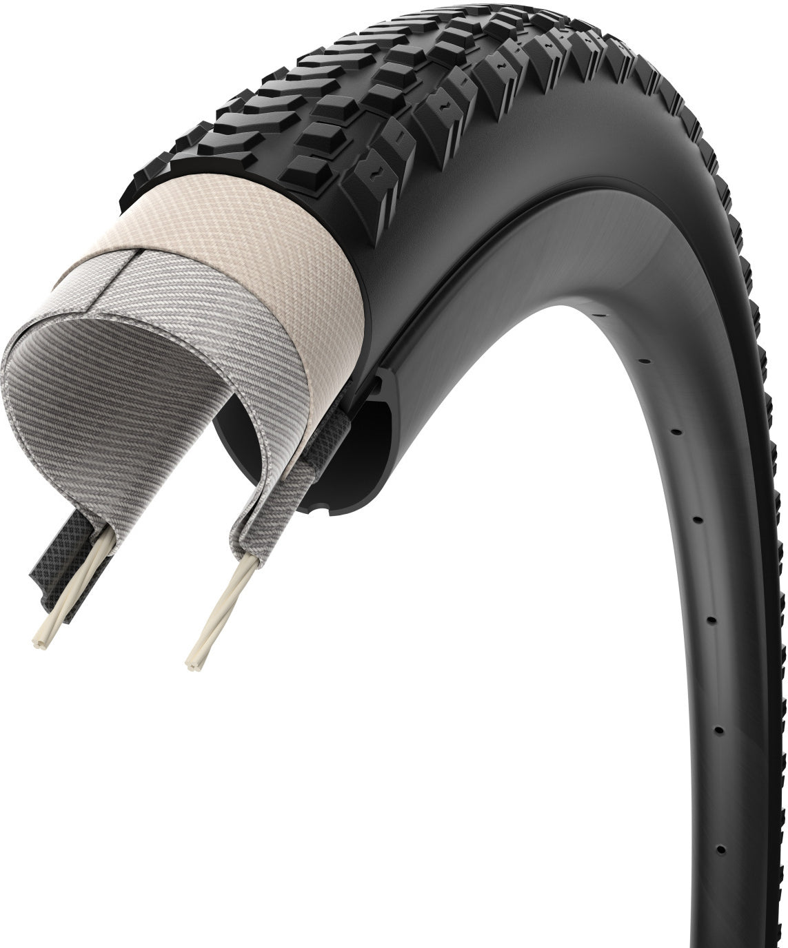 PIRELLI CINTURATO GRAVEL RM Performance 700c Tubeless Ready-band, zwart