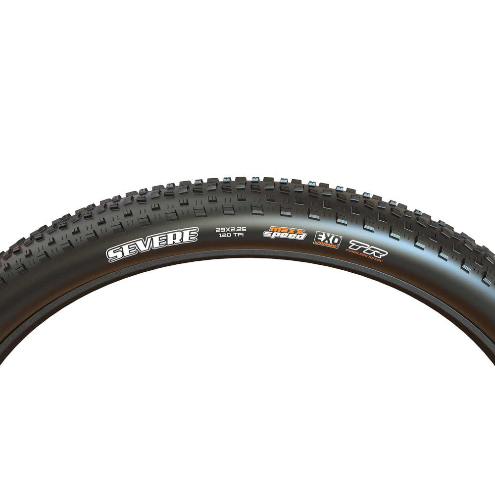 MAXXIS SEVERE 29x2.25 Maxxspeed Tubeless Ready Zachte Zwarte band