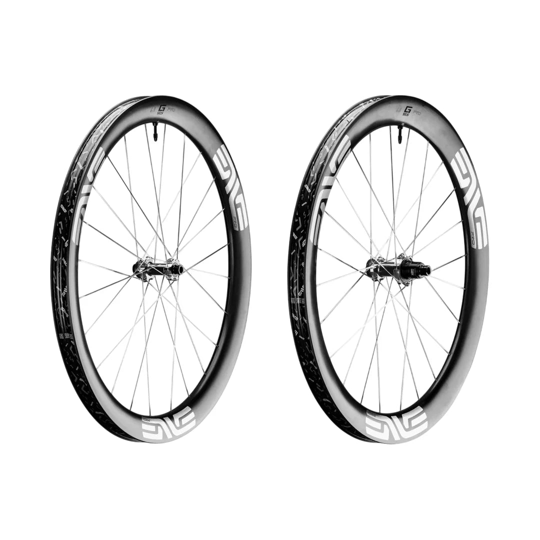 Paar ENVE G SES 4.5 Tubeless Ready wielen (Center Lock) Zwart/Chroom