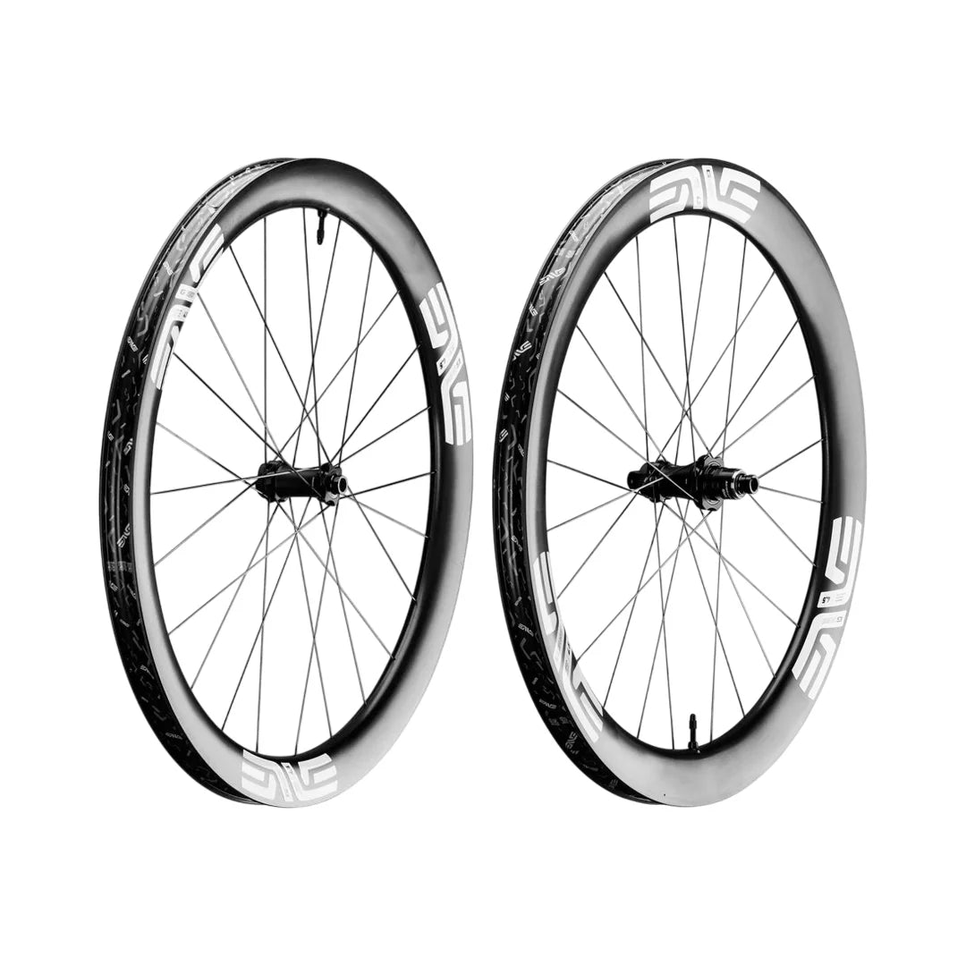 Paar ENVE G SES 4.5 Tubeless Ready wielen (Center Lock) Zwart/Wit