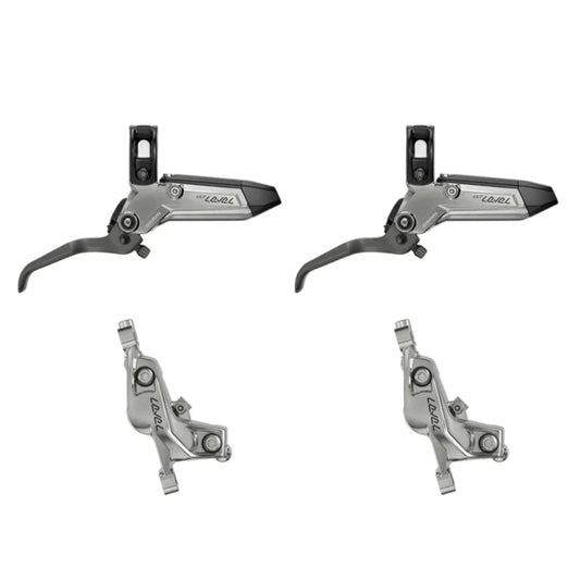 Paar SRAM LEVEL ULTIMATE STEALTH 4 zuiger Silver remmen