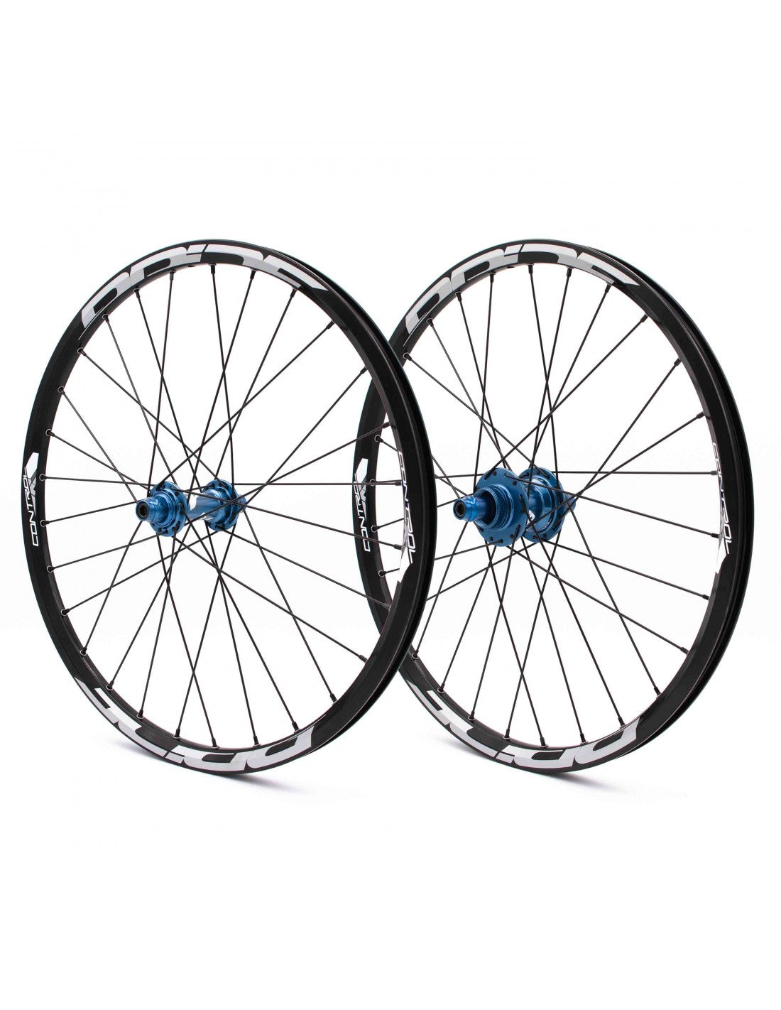 Wielenpaar PRIDE 20" (451mm) Control V1 Disc Assen 10/10mm Blauw