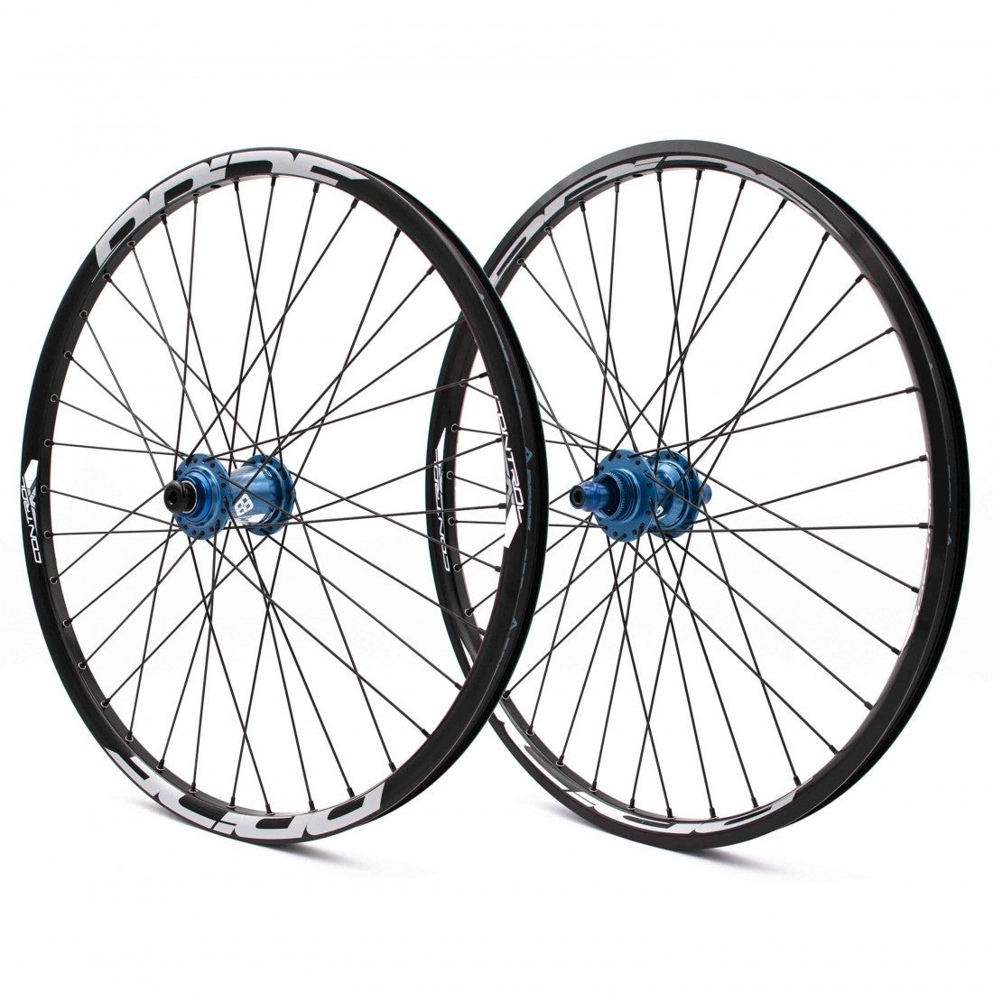 Wielpaar PRIDE 24" (507mm) Control V1 Disc Assen 20/10mm Blauw