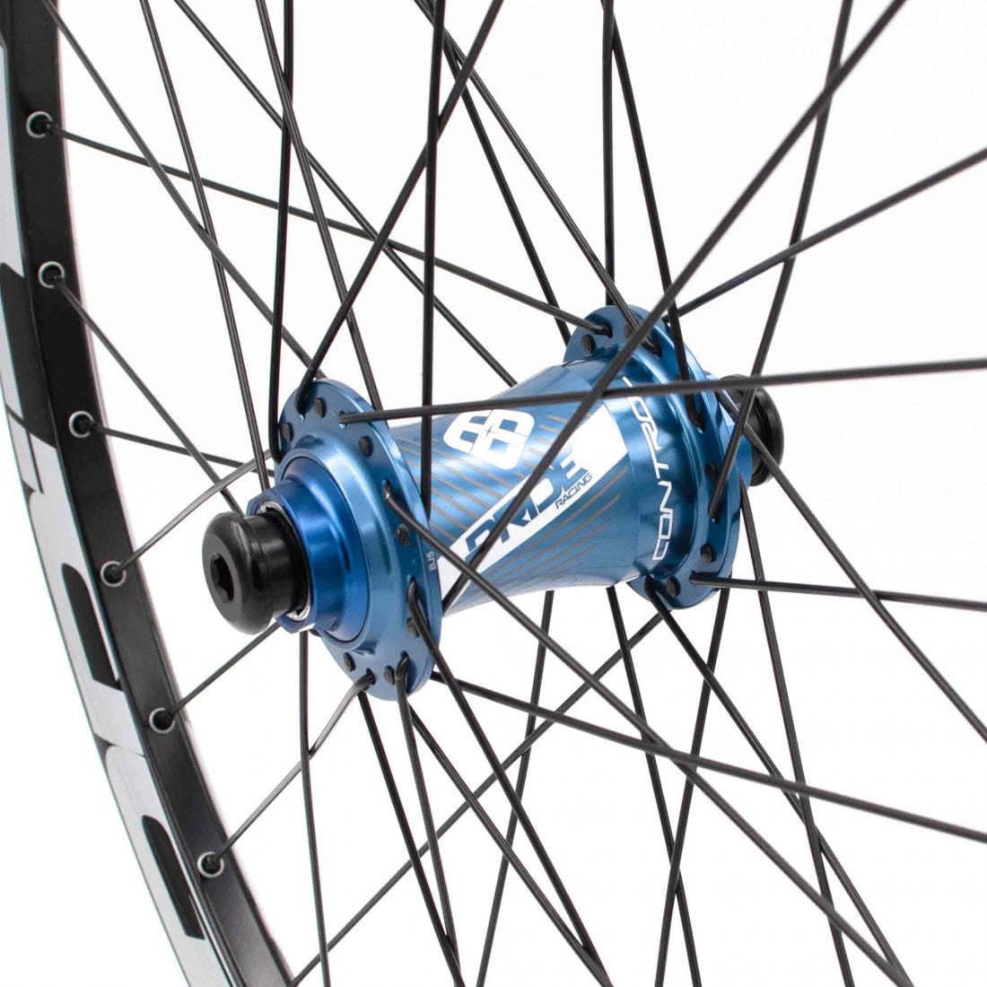 Wielpaar PRIDE 24" (507mm) Control V1 Disc Assen 20/10mm Blauw