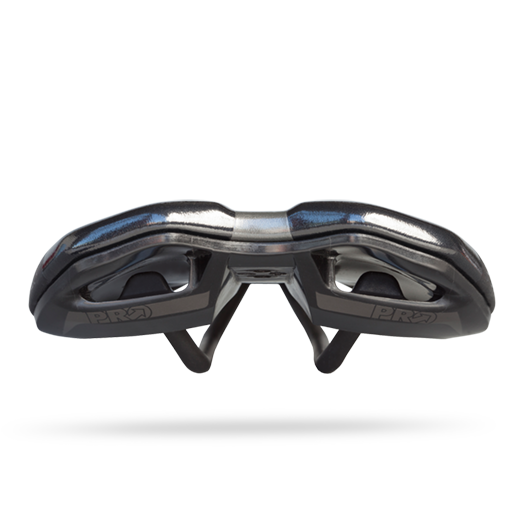 PRO GRIFFON GEL zadel 152mm Roestvrijstalen rails Zwart