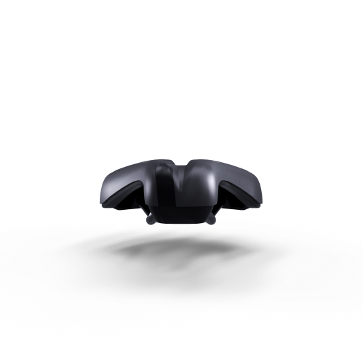 PRO Stealth Aero Zadel 132mm Roestvrij Staal Rails Zwart