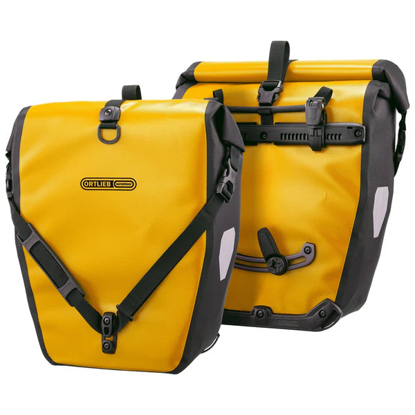 Paar ORTLIEB BACK ROLLER 40 L Bagagetassen Geel
