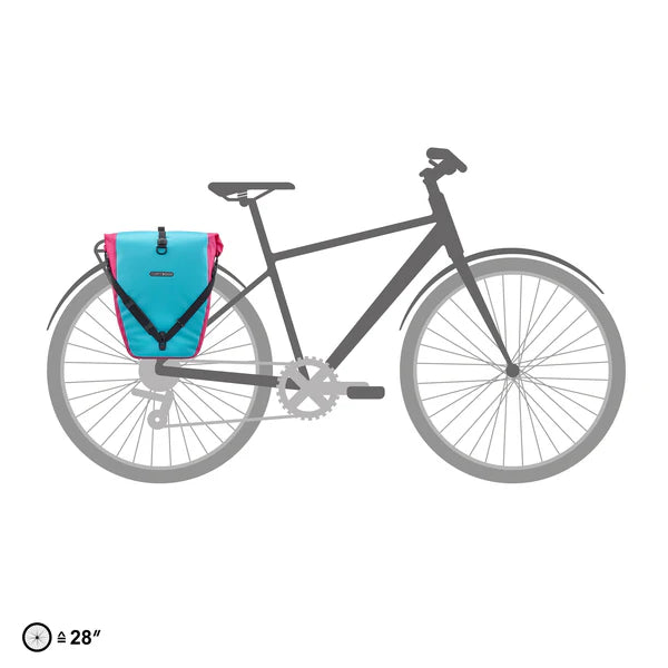 ORTLIEB BACK ROLLER CYBER 20 L Bagagedraagtas Blauw/Roze