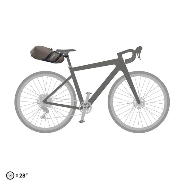 ORTLIEB SEAT PACK QR 7,5 L Grijze Zadeltas