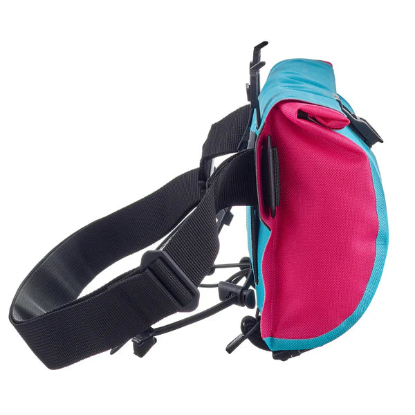 Stuurtas ORTLIEB VELO SLING CYBER 3 L Cyberblauw/Roze