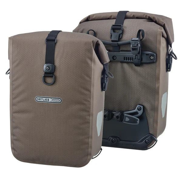 Paar ORTLIEB GRAVEL PACK QL 2.2 29 L Beige Bagagetassen