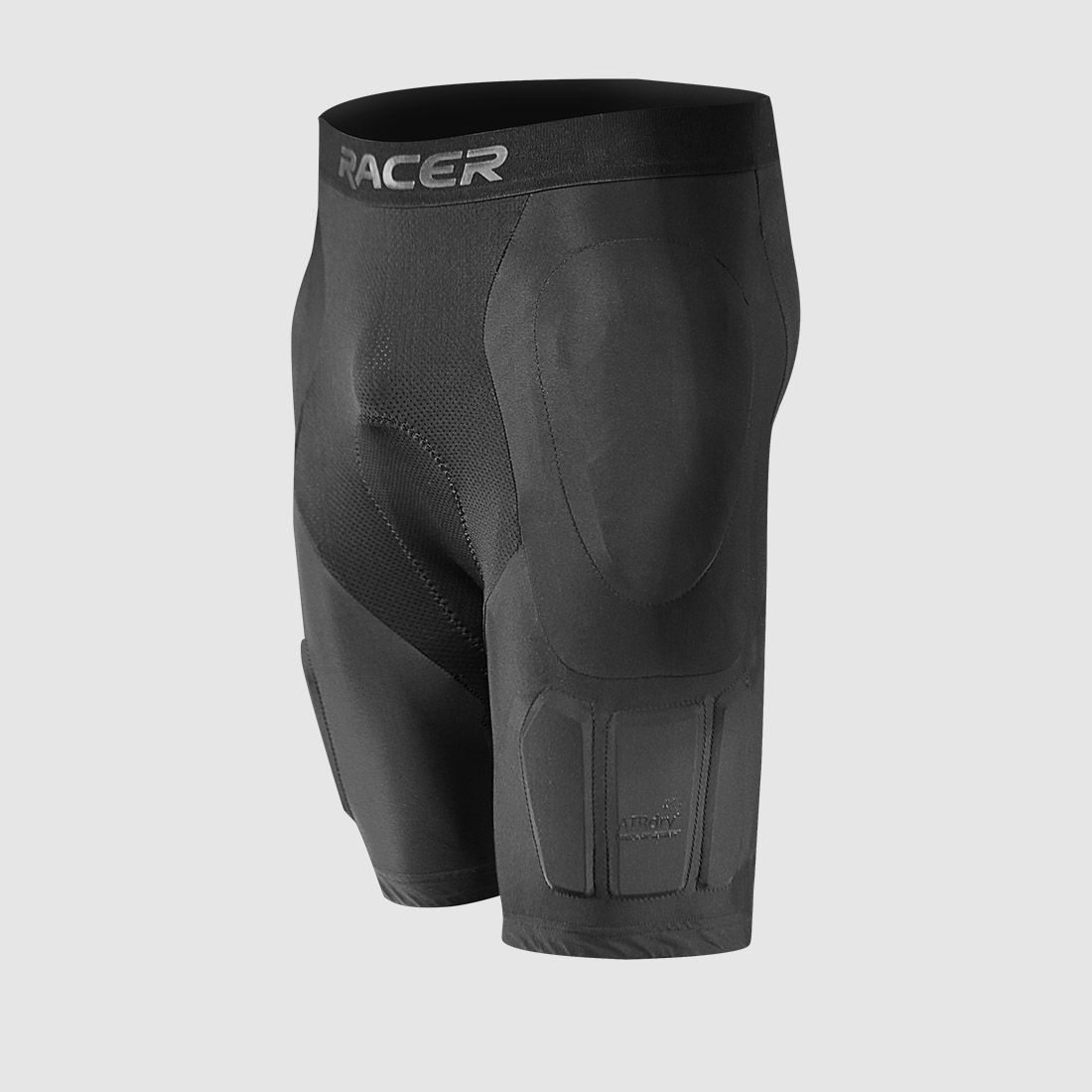 RACER D3O beschermshort zwart