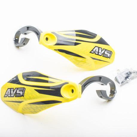 AVS KIT DECO Handbeschermer Alu Been Geel/Zwart