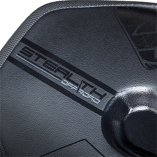 STEALTH OFFROAD 142mm PRO Zadel Roestvrijstalen Rails Zwart