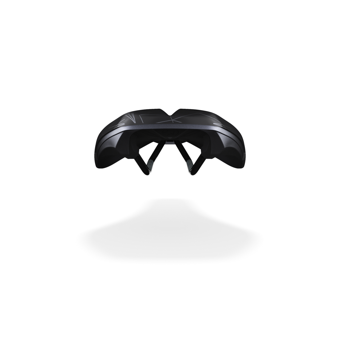 STEALTH OFFROAD PERFORMANCE 142mm PRO Zadel Roestvrijstalen Rails Zwart