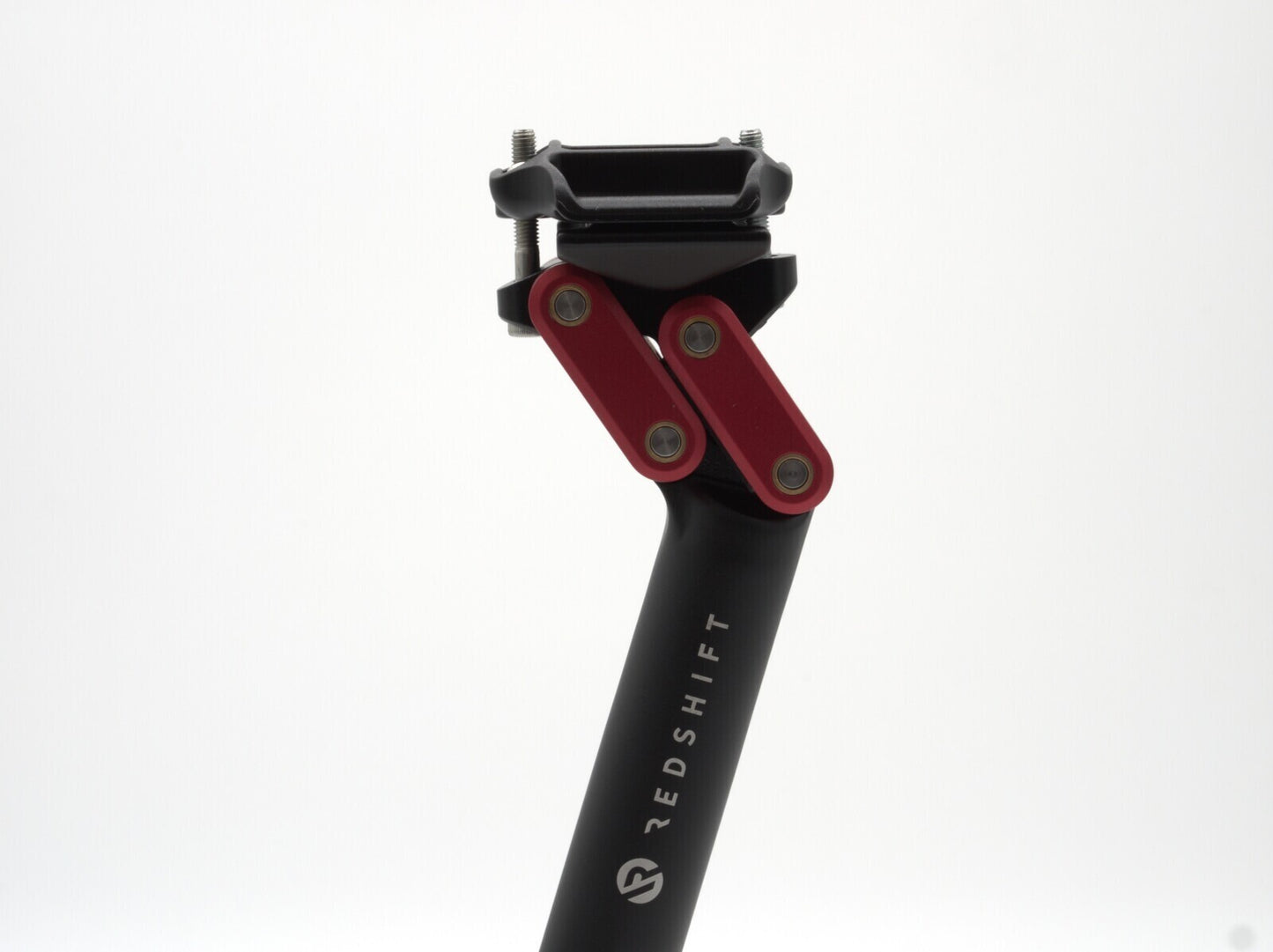 REDSHIFT-zadelpen met twee standen, zwart/rood