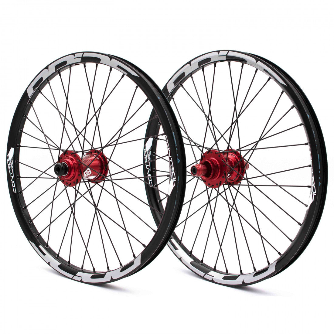Wielpaar PRIDE 20" (406mm) Control V1 Disc Assen 20/10mm Rood