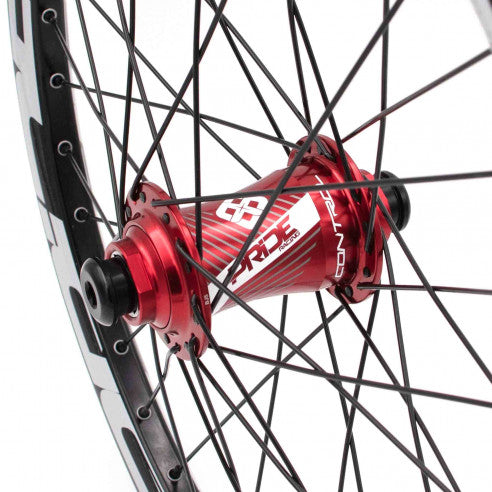 Wielpaar PRIDE 20" (406mm) Control V1 Disc Assen 20/10mm Rood