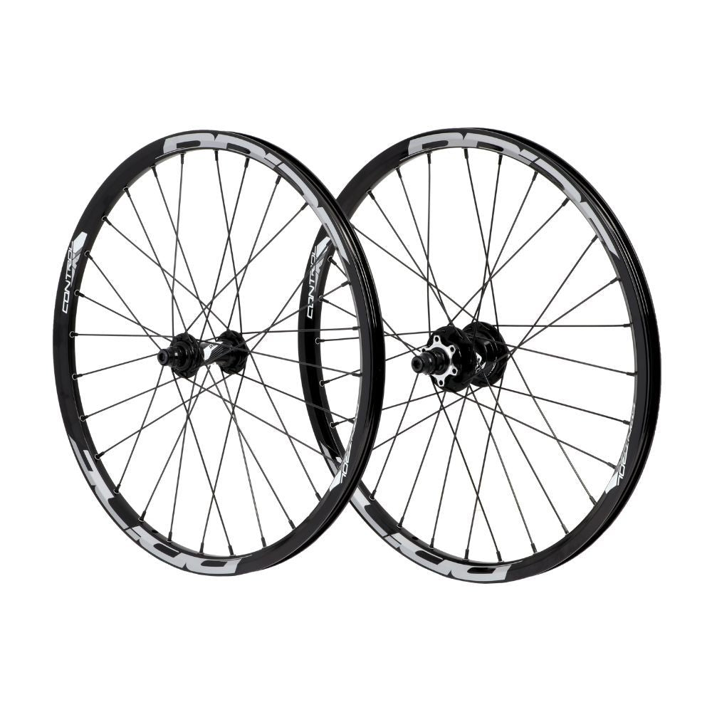 Wielpaar PRIDE 20" (451mm) Control V2 Disc Assen 10/10mm Zwart