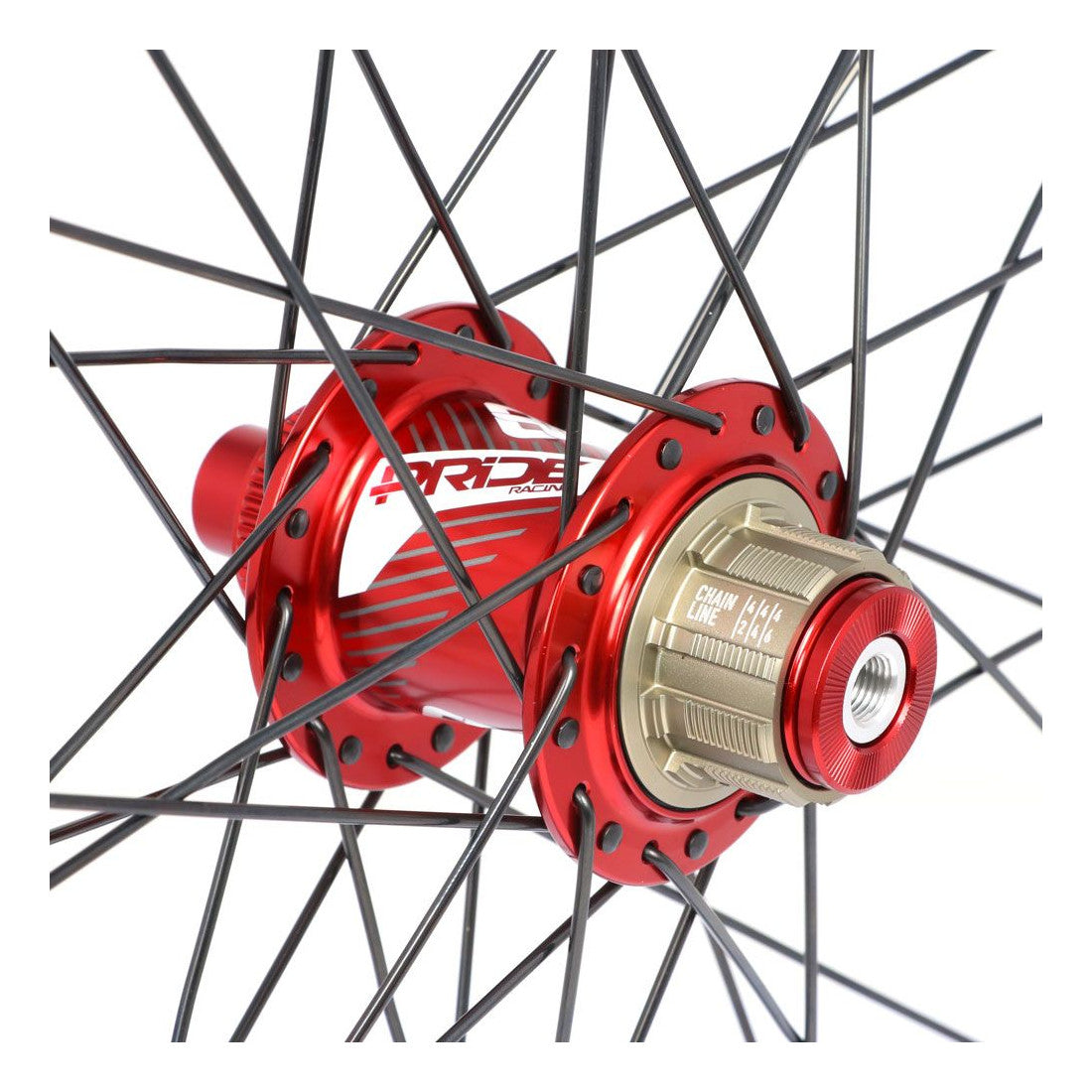 Wielpaar PRIDE 24" (507mm) Control V1 Disc Assen 20/10mm Rood