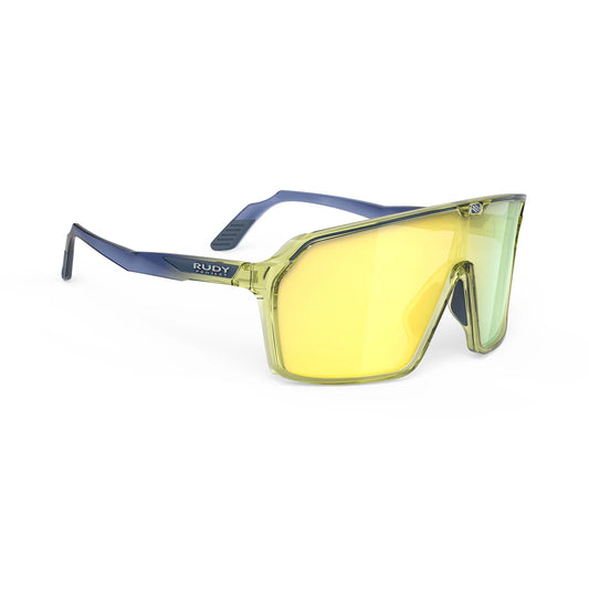 Bril RUDY PROJECT SPINSHIELD Crystal Blauw/Geel Glazen RP Optics Multilaser Yellow
