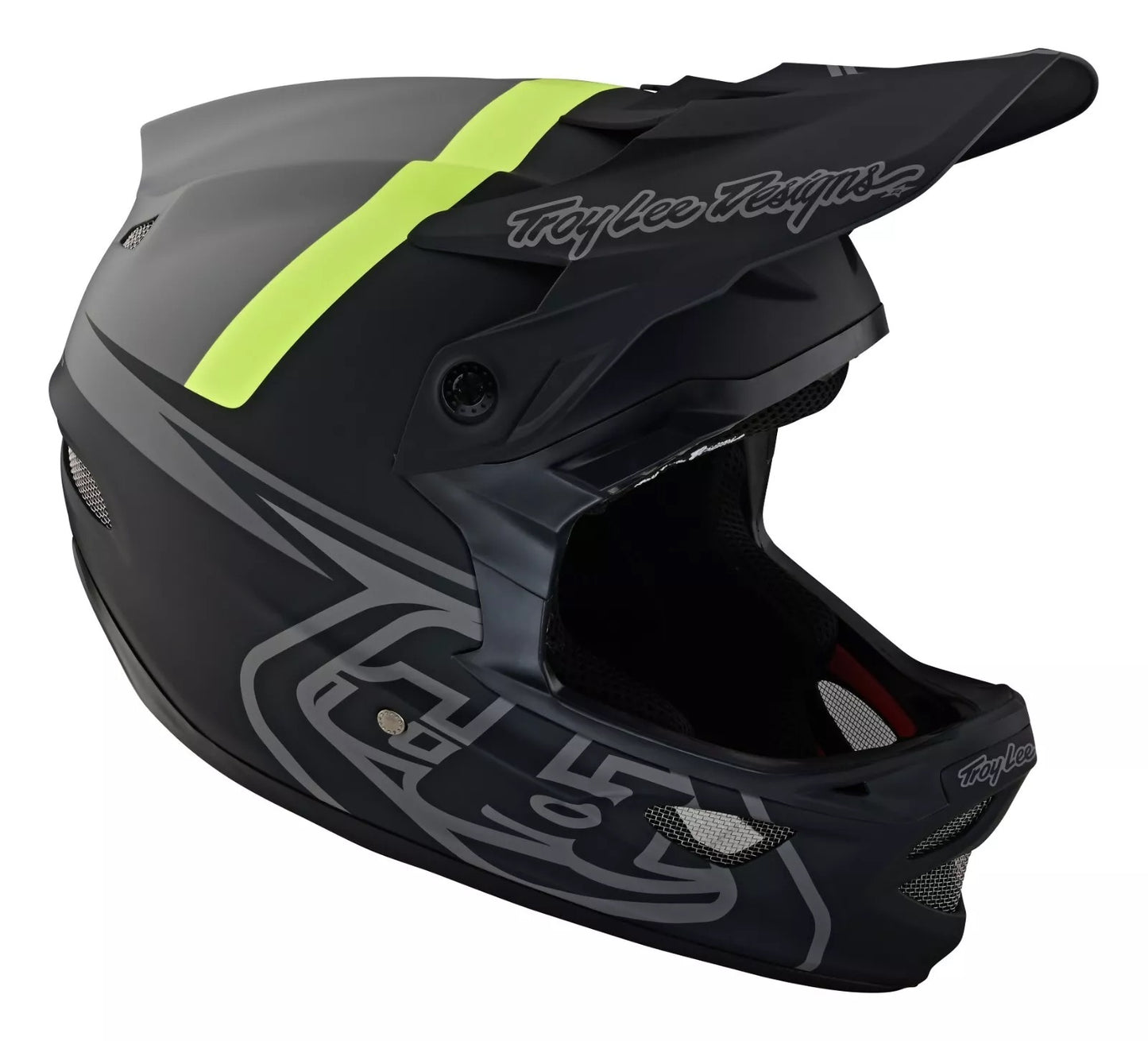 TROY LEE DESIGNS D3 FIBERLITE MTB Helm Grijs