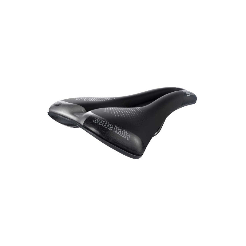 Zadel SELLE ITALIA S 5 SUPERFLOW L Fec-rails Zwart